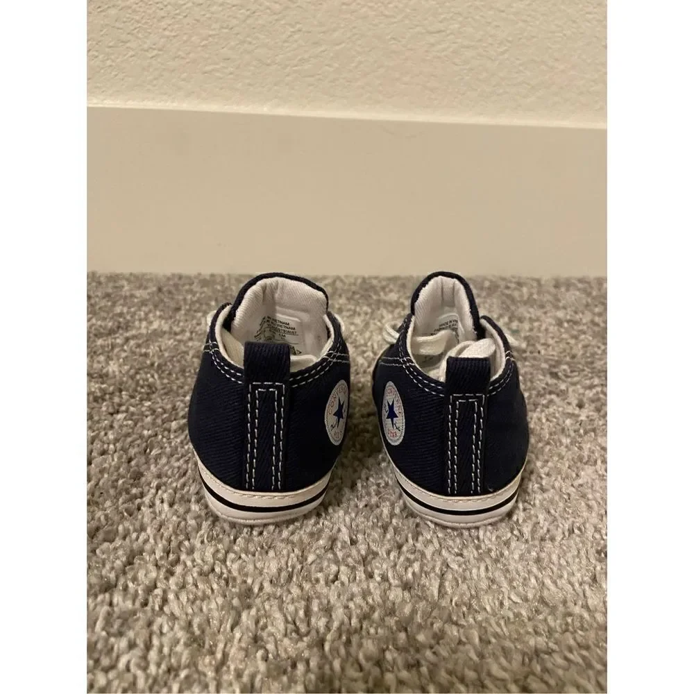Baby Converse Dark Blue size 2